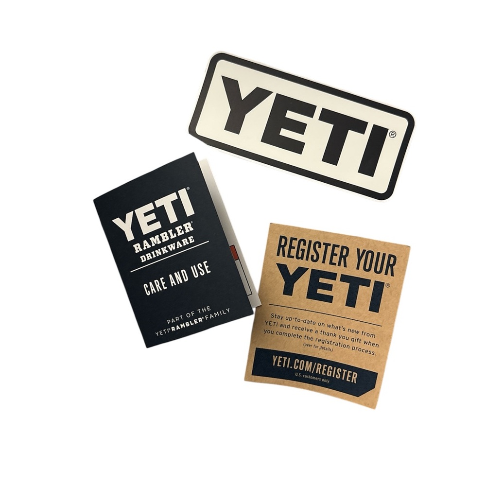 NWT YETI Rambler Tumbler 20oz Navy Blue Stainless Steel Travel Mug - Picture 5 of 5